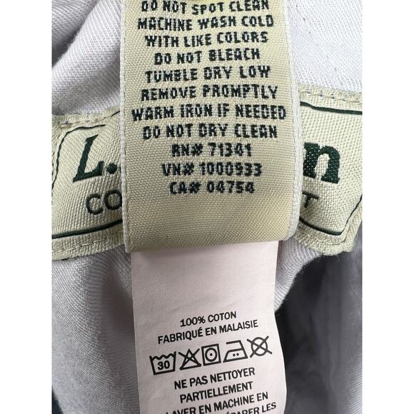 LL Bean Shorts Mens 36 Blue Cargo Double L Natural Fit Flat‎ Front Casua - Picture 3 of 8